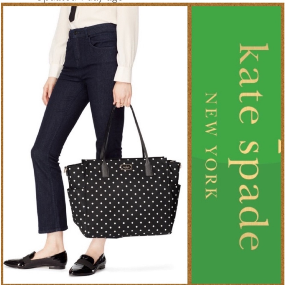 Kate Spade Taden Blake Avenue Diamond Polka Dot Baby Bag